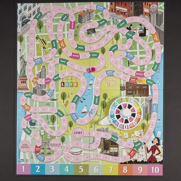 3/$77❤️new The Game of Life: The Marvelous Mrs. Maisel Edition Board Game Amazon - Picture 7 of 16